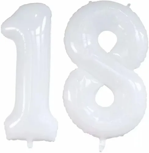 Vista 373 de GOER Globos con el número 80 para decoraciones de fiesta de cumpleaños número 80, globos de helio de aluminio jumbo de 42 pulgadas para 80 Oro rosa