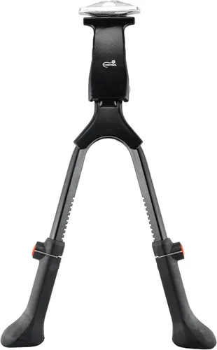 Lumintrail Pie doble para bicicleta, con soporte central, de aleación de aluminio, para bicicletas de 24 a 28 pulgadas.