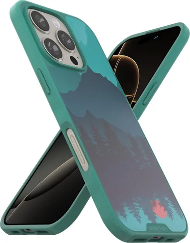 Vista 151 de Smartish® - Funda magnética para iPhone 15, Gripmunk compatible con MagSafe [ligera + protectora], funda de agarre delgada con forro de microfibra