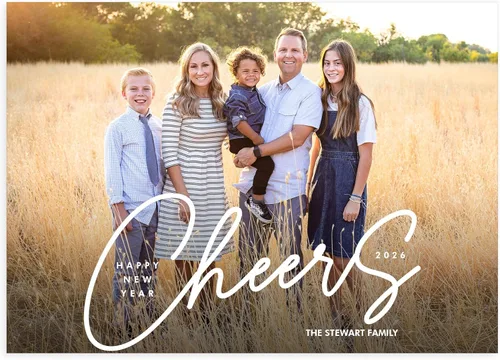 Vista 10 de Let's Make Memories - Tarjetas navideñas personalizadas con sobres, tarjetas navideñas de 5 x 7 pulgadas, sobres blancos, Sparkle Border