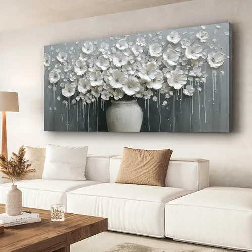 Vista 52 de Cuadros abstractos en lienzo de pared para sala de estar, dormitorio, decoración de pared, arte abstracto, impresión artística para decoración