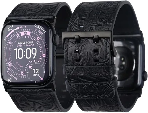 Vista 21 de Tefeca Dual Series Band Compatible con Apple Watch Ultra 2/Ultra 49mm, Series 10 46mm, Series 9/8/7 45mm, SE2/SE/6/5/4 44mm