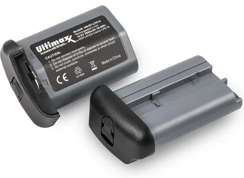 Vista 6 de Ultimaxx Batería recargable de iones de litio de repuesto para Canon LP-E19, compatible con Canon EOS R3, EOS-1D Mark III, EOS-1D Mark IV, EOS-1Ds