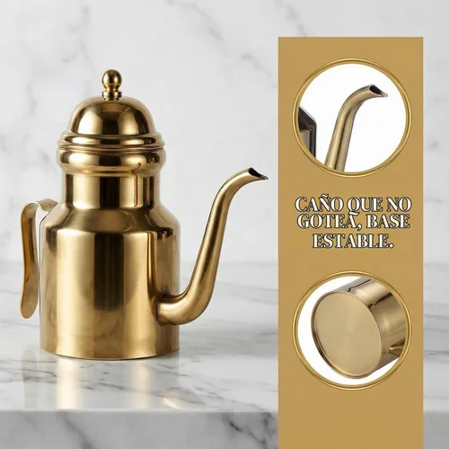 Vista 8 de Cabilock - Botella dispensadora de aceite de oliva de 14 onzas, botella dispensadora de vinagre de aceite de oliva de acero inoxidable para cocina