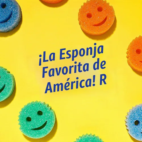Vista 8 de Scrub Daddy Esponja – Aroma Fresco de Limón – Esponja Multiusos para Platos Sin Rayones – Sin BPA y Fabricada con Espuma de Polímero – Esponja