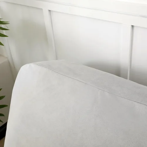 Vista 3 de OctoRose Funda de tamaño matrimonial de 54 x 75 x 8 pulgadas, 3 cremalleras laterales clásicas de microgamuza suave, funda para colchón de sofá cama