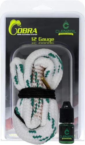 Vista 19 de CLENZOIL Field & Range Cobra Bore Cleaner Gun Barrel Cleaning Tool Brass Brush Embedded in Cotton Bore Rope