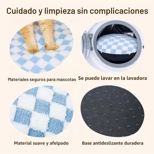 Vista 6 de Meowfia Túnel interior para gatos con cama de rosquilla, gran espacio de juego flexible para múltiples mascotas, forma de círculo o serpiente, salón
