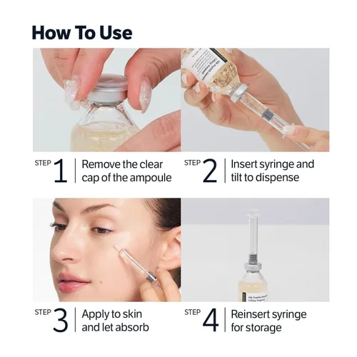 Vista 5 de Collagen Silk Peptide Ampoule Korean Skincare Serum for Face with Collagen & Peptide（2pcs）