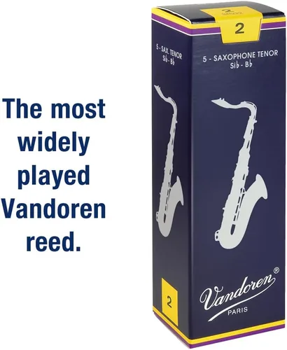 Vista 2 de Lengüetas SR2215 tenor para saxofón, fuerza de 1.5, 5 unidades, de la marca Vandoren