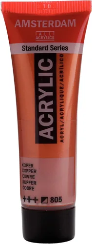 Vista 107 de Amsterdam Serie Estándar Tubo de Pintura Acrílica 120ml Azo Naranja 276 (17092762)