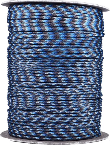 Bored Paracord - Madejas de 1', 10', 25', 50', 100' y Carretes de 250', 1000' de Cuerda de Paracaídas 550 Tipo III de 7 Hebras Paracord Muy por