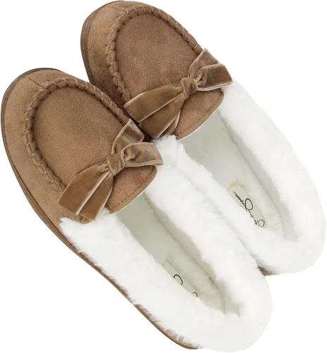 Vista 5 de Jessica Simpson - Mocasines de microgamuza para mujer, interior o exterior