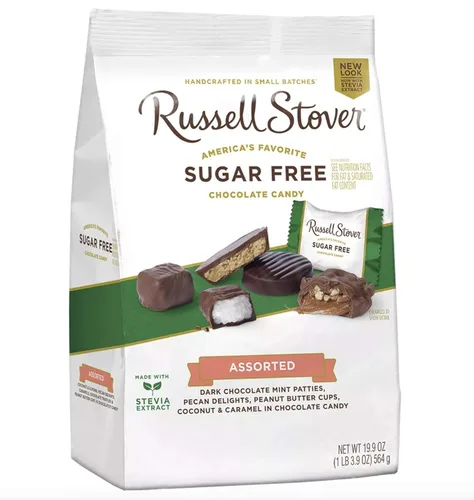 Vista 2 de Russell Stover Sugar Free 5 Flavor Assortment Candies 19.7 Ounce Value Bag