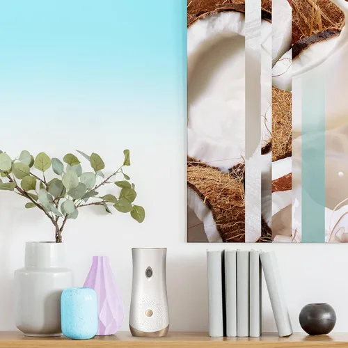 Vista 6 de Glade Recambio automático en aerosol, coco fresco, ambientador perfumado para el hogar y el baño, 6.2 onzas