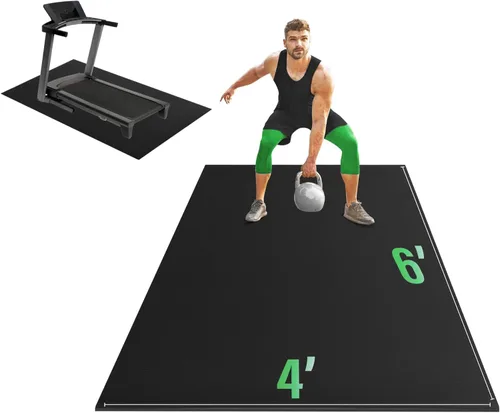 Vista 8 de YES4ALL Exercise Mat for Home Gym, Fitness Workout Mats