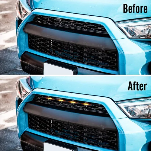 Vista 6 de Seven Sparta 4 luces LED para parrilla compatibles con Toyota 4Runner 2014-2024 TRD Pro Grille y SR5 2014-2019, Premium, Limited, TRD Off-Road