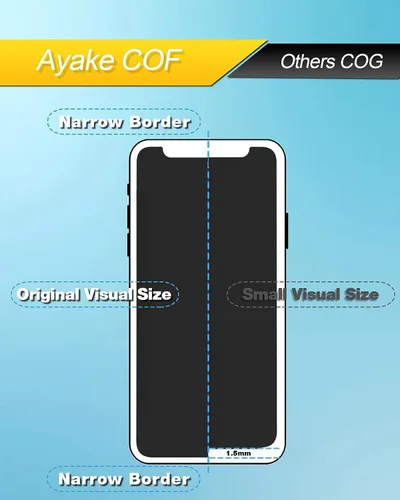 Vista 5 de Ayake Reemplazo de pantalla para iPhone 13, pantalla LCD FHD de 6.1 pulgadas y digitalizador táctil True Tone con Face ID programable, compatible