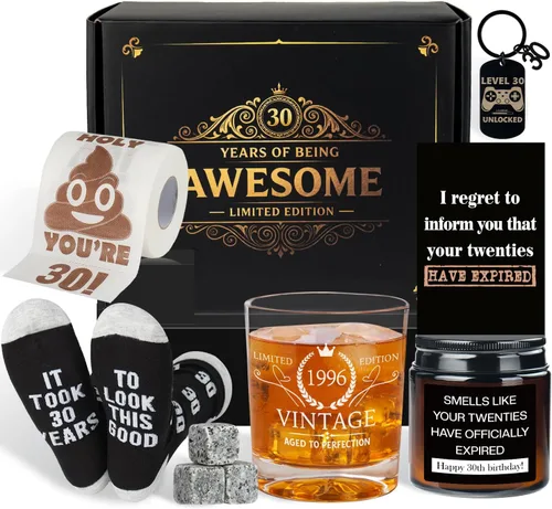 Vista 14 de Regalo de cumpleaños 21 para él, regalos de 21 años para hombres, juego de vasos de whisky - Decoraciones de cumpleaños 21 para cumpleaños