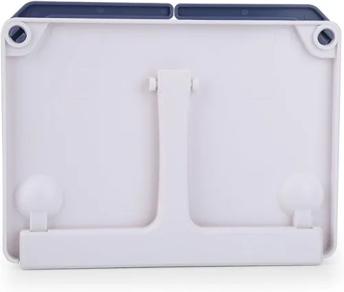 Vista 9 de Soporte para libros de partituras de música, soporte de escritorio plegable y ajustable de acrilonitrilo butadieno estireno (ABS), soporte