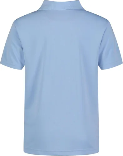 Vista 2 de Nautica - Polo de uniforme escolar para niños de manga corta, cierre de botones, material de alto rendimiento que absorbe la humedad