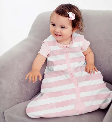 Vista 49 de Mama Cheetah Saco de dormir para bebé de 0.5 TOG, Manta portátil de algodón orgánico para bebé con cremallera bidireccional, Saco de dormir