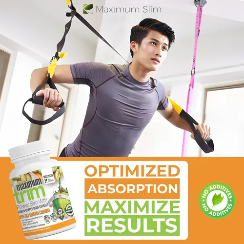 Vista 6 de Maximum Slim La formulación más eficaz MaximumTrim Garcinia CAMBOGIA con extracto de grano de café verde pérdida de peso natural, supresor
