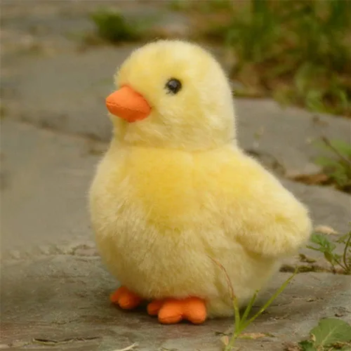 Vista 8 de TAMMYFLYFLY Pollito Amarillo de Peluche, Pollo Blanco de 5 Pulgadas, 12cm, Juguete de Peluche, Juguete Suave de Pato (1 Pato Amarillo)