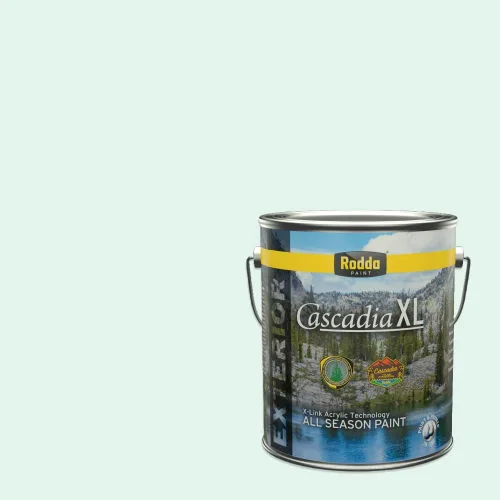 Vista 142 de Rodda Paint CASCADIA XL - Pintura e imprimación satinada para exteriores en uno, cuarto de galón, azul Madonna
