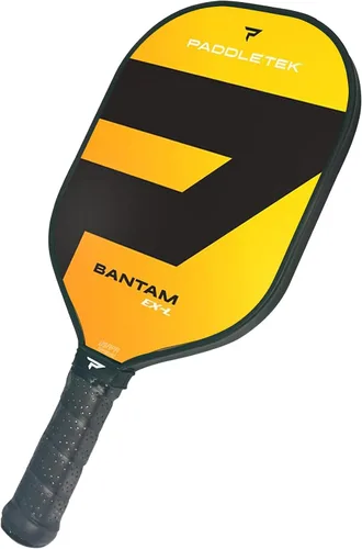 Vista 6 de Paddletek Bantam EX-L Paleta de pickleball Palas profesionales de pickleball con núcleo de panal, superficie de policarbonato, núcleo