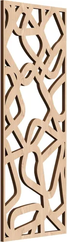 Vista 106 de Ekena Millwork WALW10X25X0250ACMRO Acme - Paneles decorativos de pared de madera con calado, 9 3/8 pulgadas de ancho x 24 3/8 pulgadas de alto