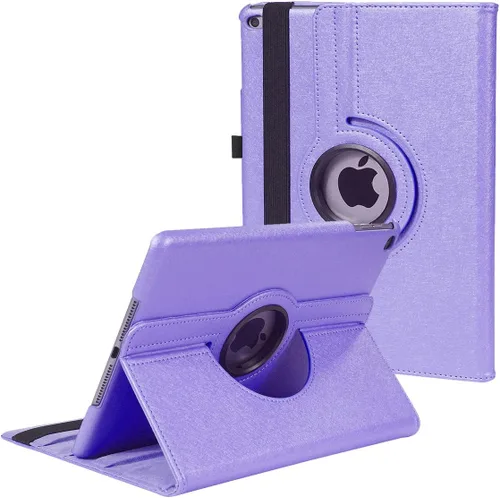 Vista 17 de Funda para iPad de 9.7 pulgadas 2018 2017/iPad Air 2 – Funda protectora con soporte giratorio de 360 grados, funda protectora inteligente