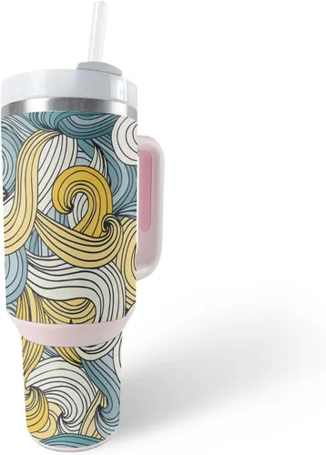 Vista 25 de MightySkins Skin - Vaso de vinilo compatible con Stanley The Quencher H2.0 FlowState de 40 onzas, joya morada, protectora, duradera y única, fácil