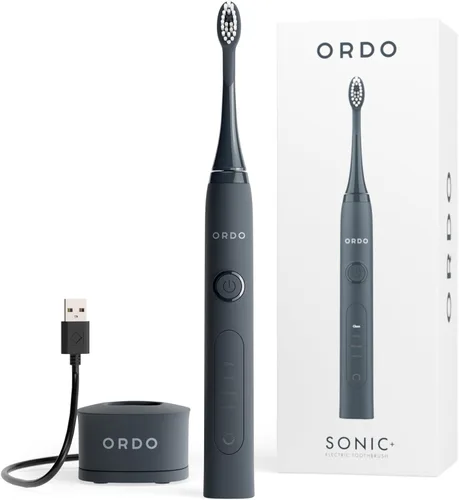 Vista 7 de ORDO Cepillo de dientes eléctrico Sonic+ para adultos, tecnología inteligente avanzada, 4 modos de cepillado, recarga rápida, cepillos de dientes