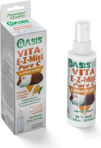 Oasis Suplemento de niebla Pure C Vita E-Z de conejillo de indias, 2 onzas