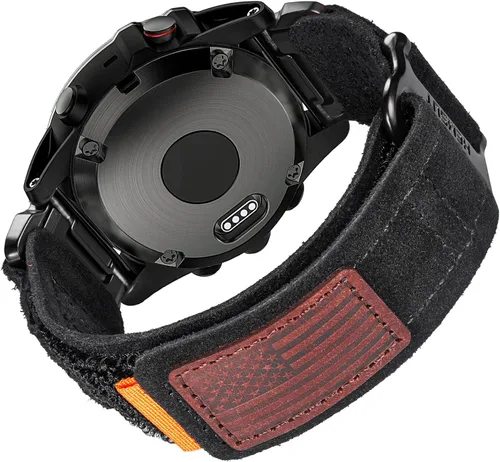 Vista 12 de Compatible con la Correa de Reloj Garmin, Correa Deportiva de Nylon Super Resistente con Diseño de Bucle Tejido, Banda de Reemplazo Dura