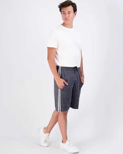 Vista 5 de Real Essentials Paquete de 5 Camiseta deportiva de manga corta para hombre, de secado rápido, elástica, ultra suave, transpirable, de malla