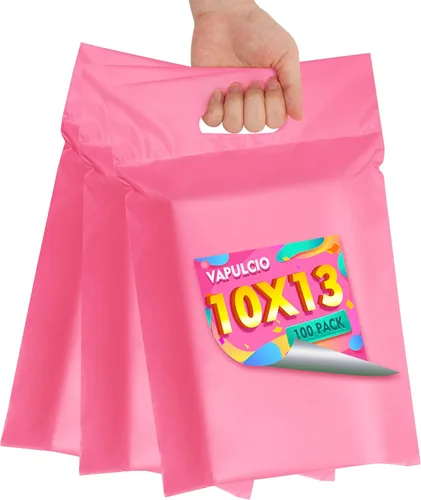 Vista 28 de Sobres de polietileno de 10 x 13 pulgadas, 100 unidades, sobres de correo de plástico morado con grosor de 2.4 milésimas de pulgada, bolsas de envío