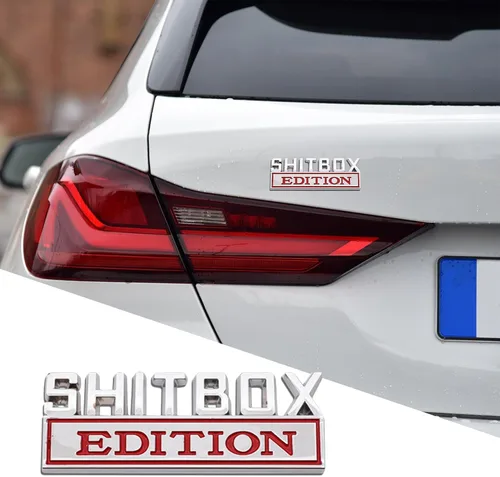 Vista 19 de ASUBHA Calcomanía Deportiva de Metal 3D para Coche, Calcomanías de Emblema e Insignia para Guardabarros Lateral y Maletero Trasero del Coche