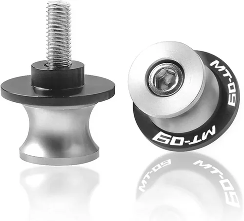 Vista 11 de Motorcycle CNC Aluminum M8 Swingarm Spools Slider Stands Screw for Yamaha MT-09 MT09 MT 09 Tracer 2015-2017 Anti-Fall Frame Sliders (Color : Black)