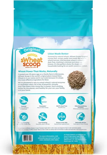 Vista 2 de swheat Scoop fast-clumping all-natural Aserrín para gatos