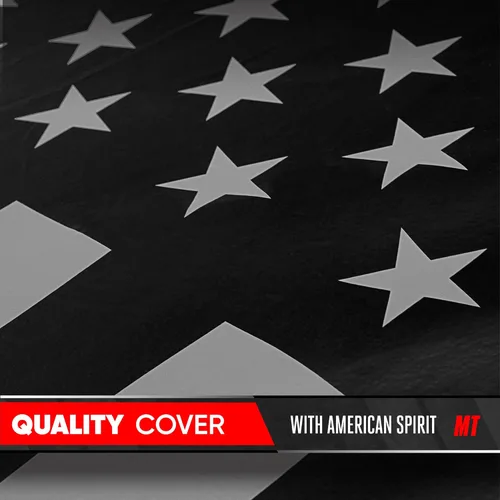 Vista 7 de Motor Trend Funda impermeable para automóvil con bandera negra, protección para todo tipo de clima, resistente a los rayos UV, resistente al viento