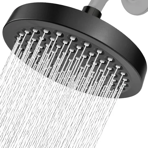 Vista 10 de Cabezal de ducha de lluvia de alta presión, cabezal de ducha de lluvia de alto flujo, aspecto moderno de lujo, cabezales de ducha de baño que Níquel