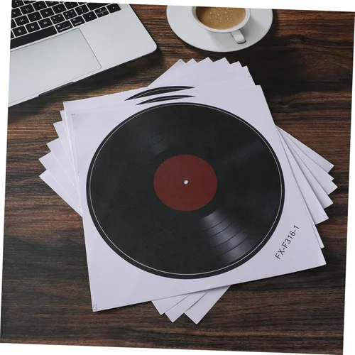 Vista 3 de Retro Records - Calcomanías decorativas de vinilo para pared, diseño de música para fiestas
