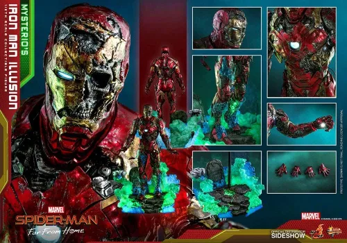 Vista 9 de Hot Toys Ilusión de Iron Man de Misterio - Spider-Man: Lejos de casa