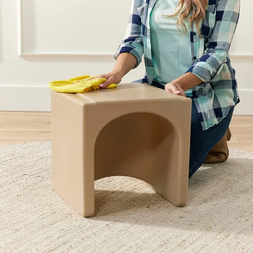 Vista 56 de ECR4Kids Tri-Me 3 en 1 silla cubo, muebles para niños, color azul polvo