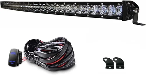Vista 11 de Barra de luz LED de 8 pulgadas, impermeable, luces de trabajo para tractor, ATV, UTV, camión, barco, carrito de golf, todoterreno, niebla