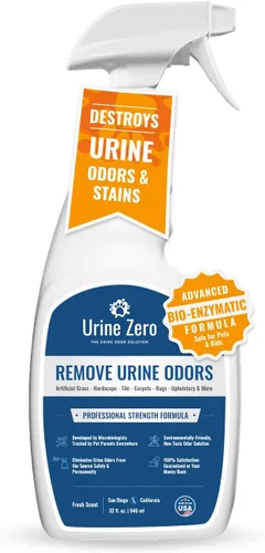 Spray eliminador de olores para mascotas, limpiador bio-enzimático para orina de perros y gatos, elimina instantáneamente los olores en césped