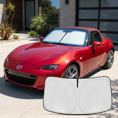 Vista 32 de Parasol para parabrisas para BMW X1 E84 2016-2024 2025, accesorios – Cubierta de parasol para parabrisas de ventana delantera, ajuste personalizado