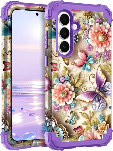 Vista 43 de TEECOVER Funda para Samsung Galaxy A14, resistente a prueba de golpes de servicio pesado, protección completa, parachoques de plástico duro + funda